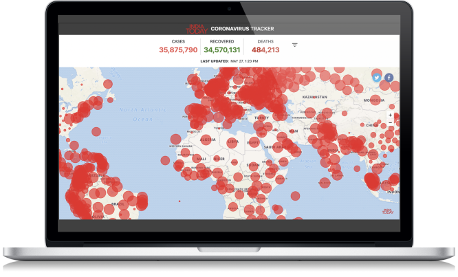 Covid Map product